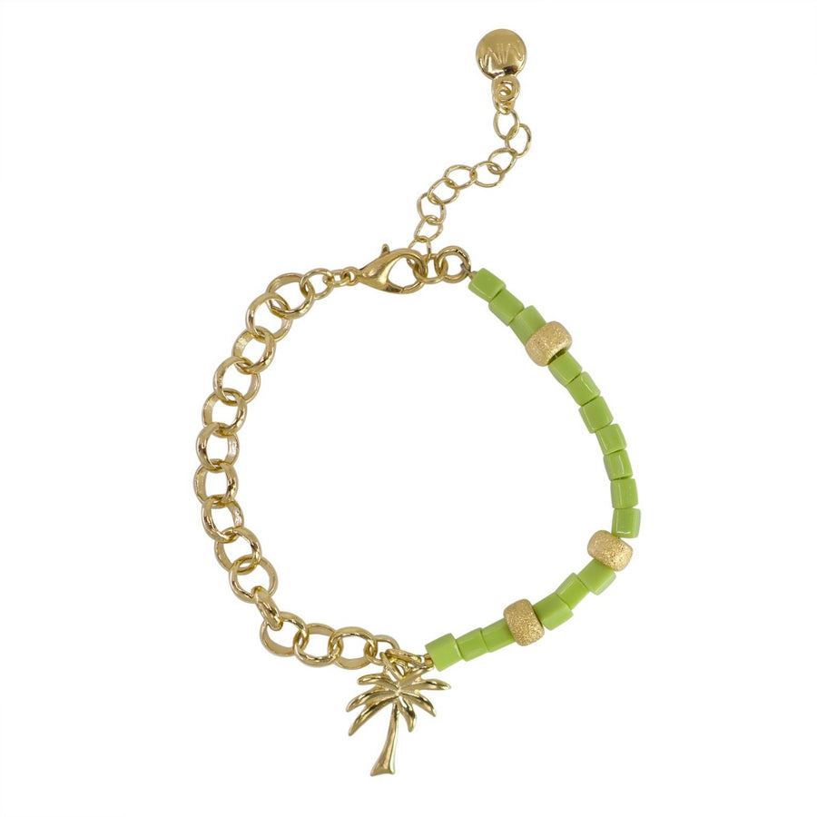 Half Rolo Chain Pukka Palm Tree Bracelet