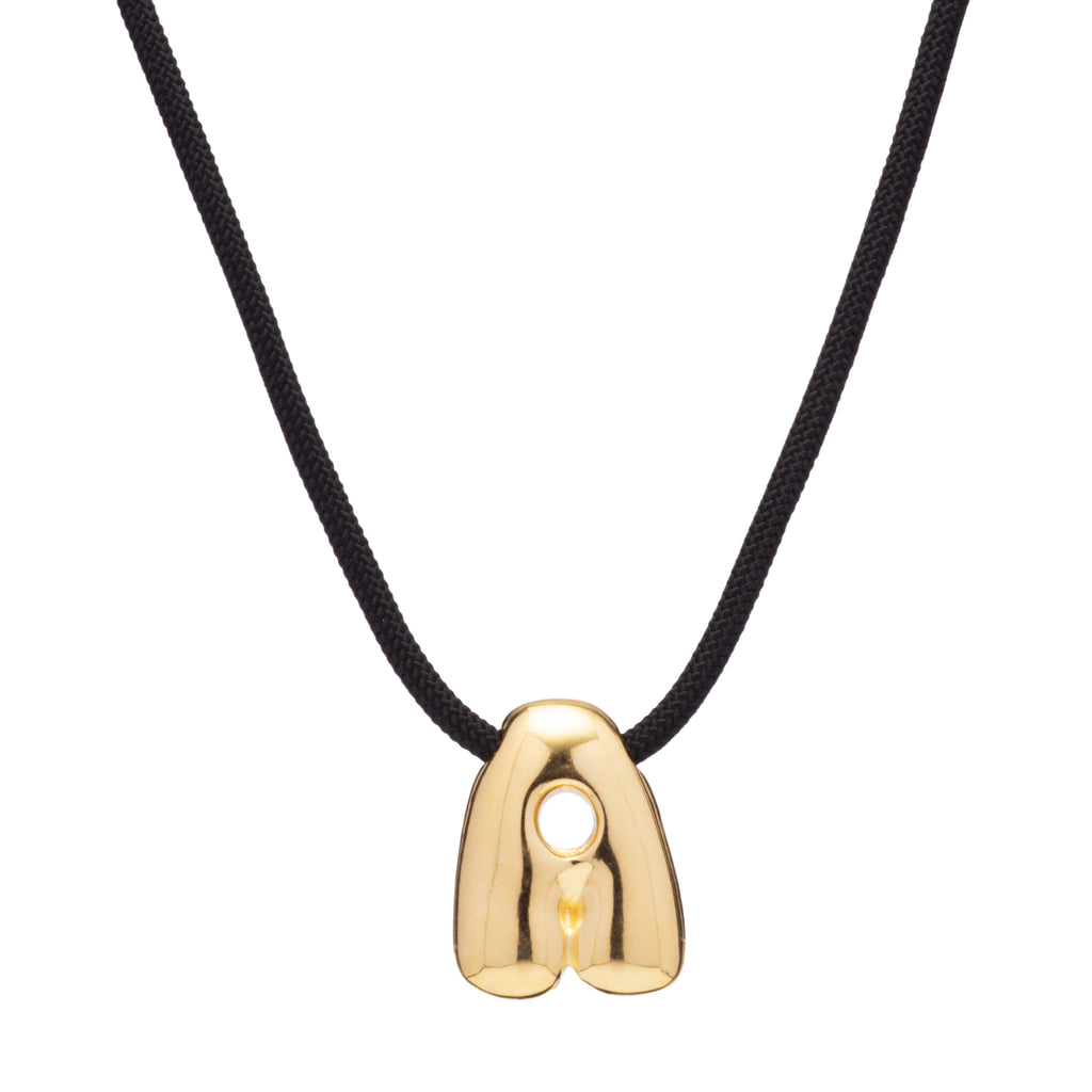 Puffy Letter Necklace