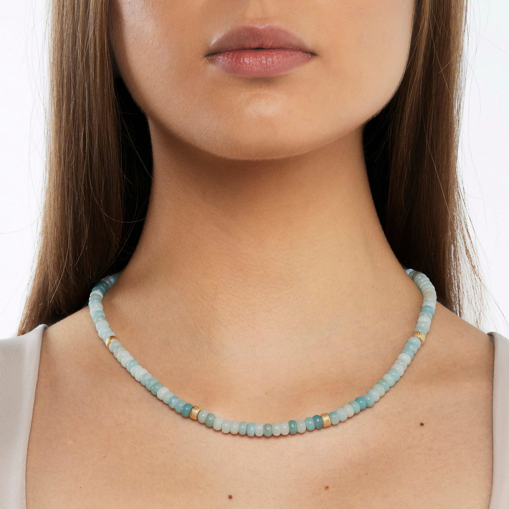 Amazonite Beaded Necklace