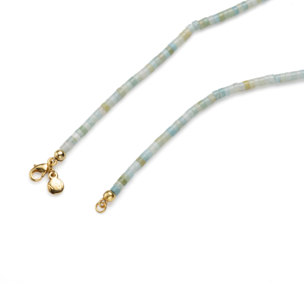 Beaded Triple Baroque Pearl Necklace