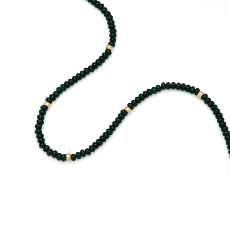 Jade Necklace, Graduated Jade Beads, Jade and Gold Beads Necklace, Semi  Precious Bead Necklace, Gemstone Bead Jewelry, Green Necklace 
