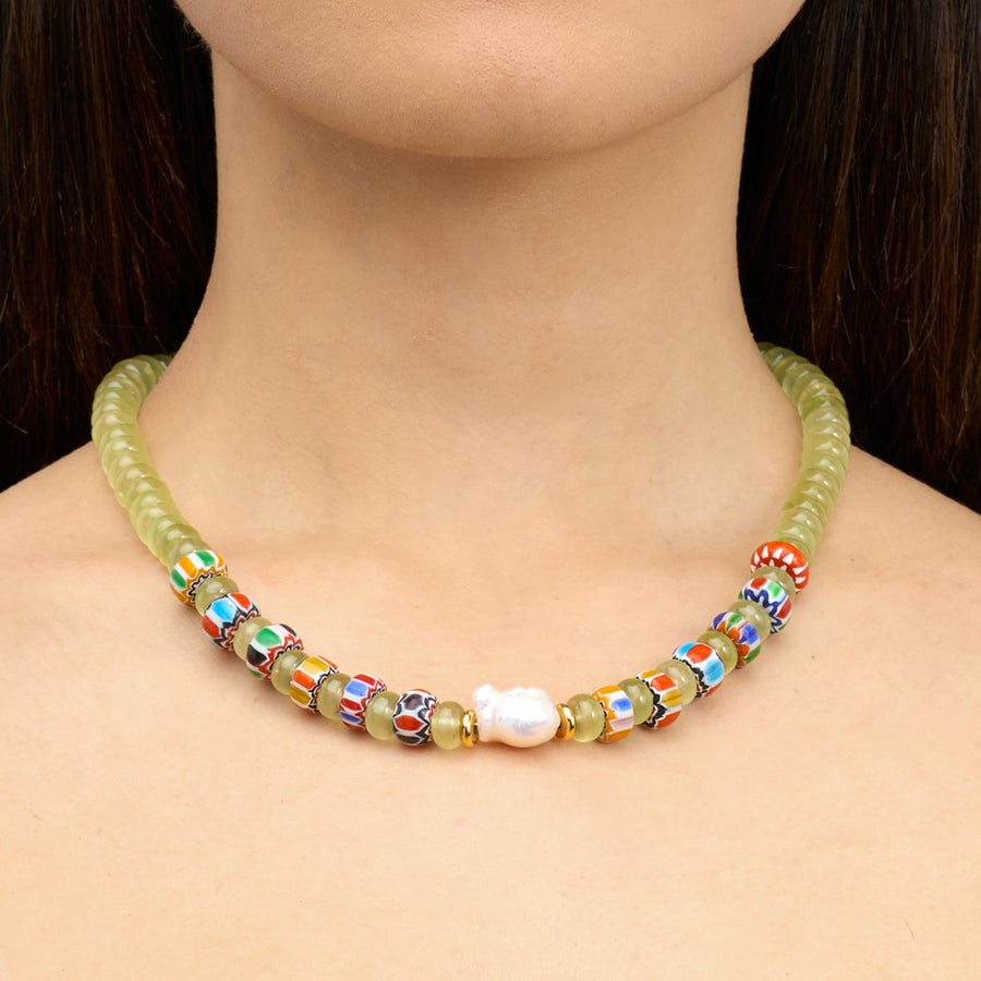 Cleo Beaded Necklace