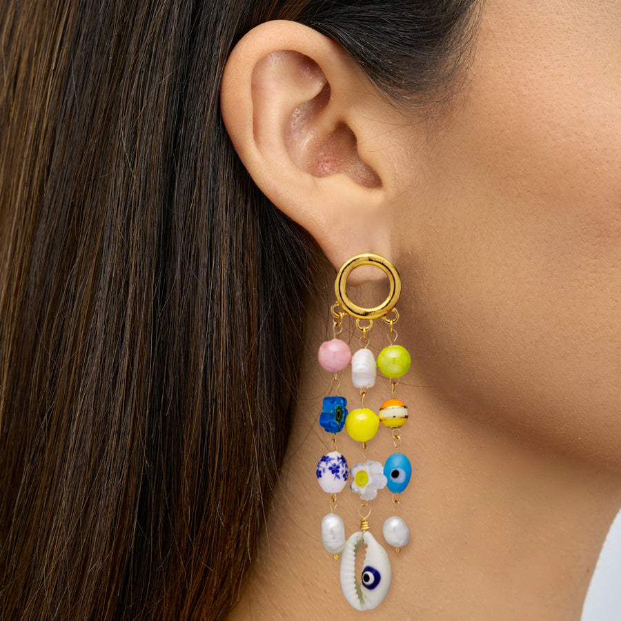 Charm Drop Earrings