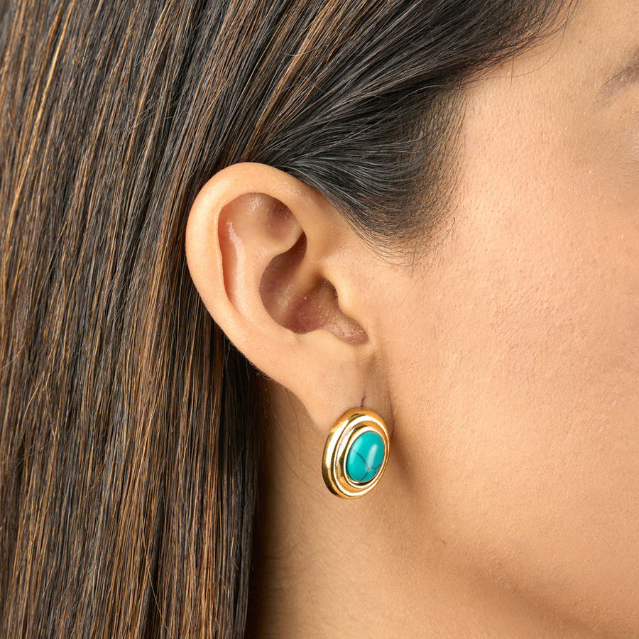 Classic Turquoise Earrings