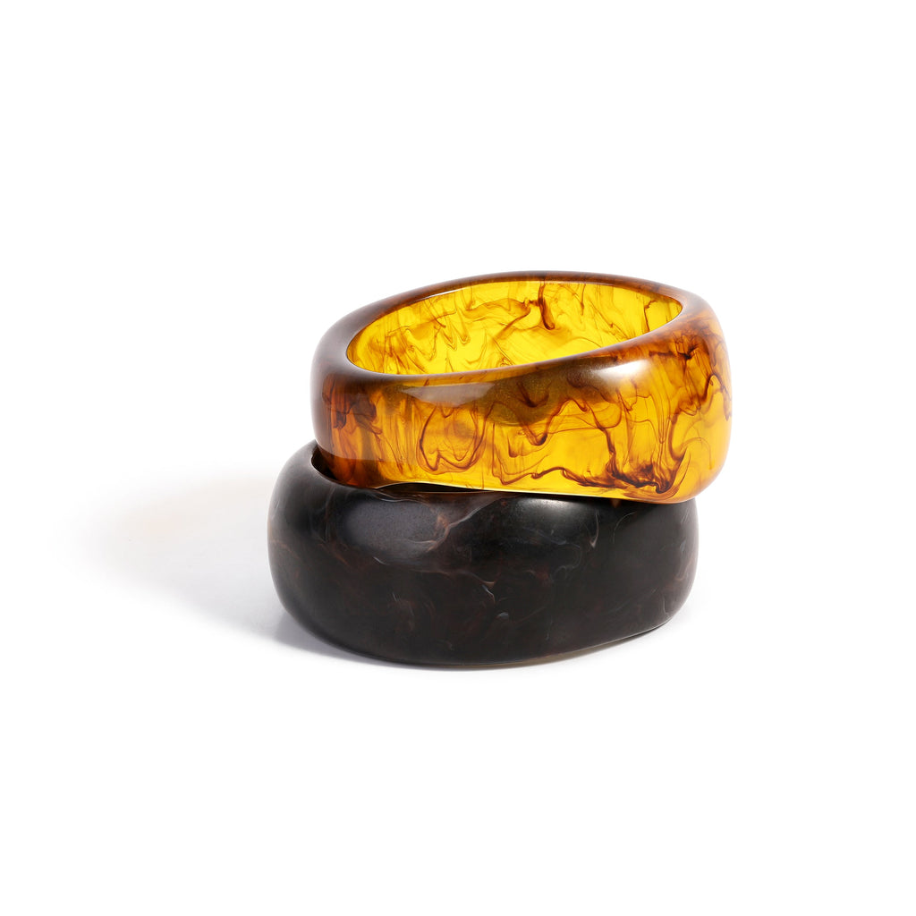 Midnight Mocha Bangle Set