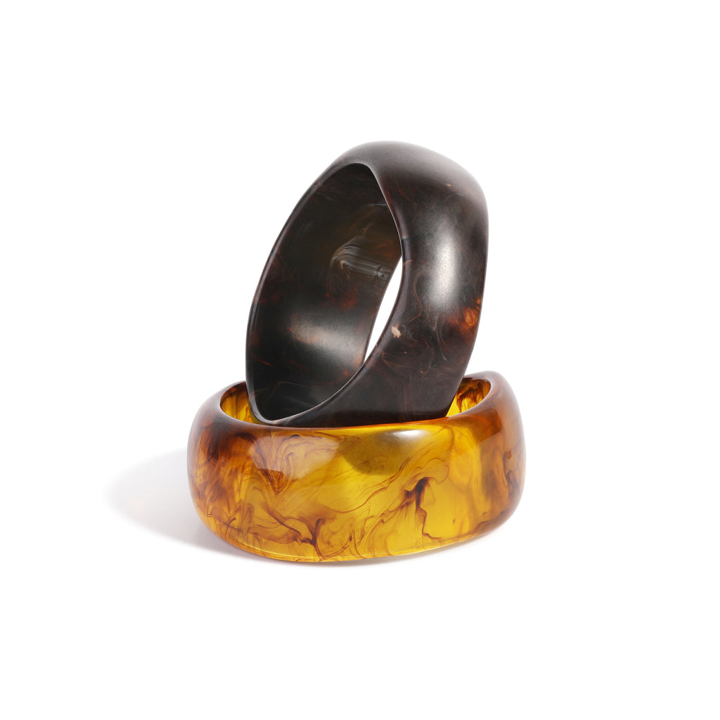 Midnight Mocha Bangle Set