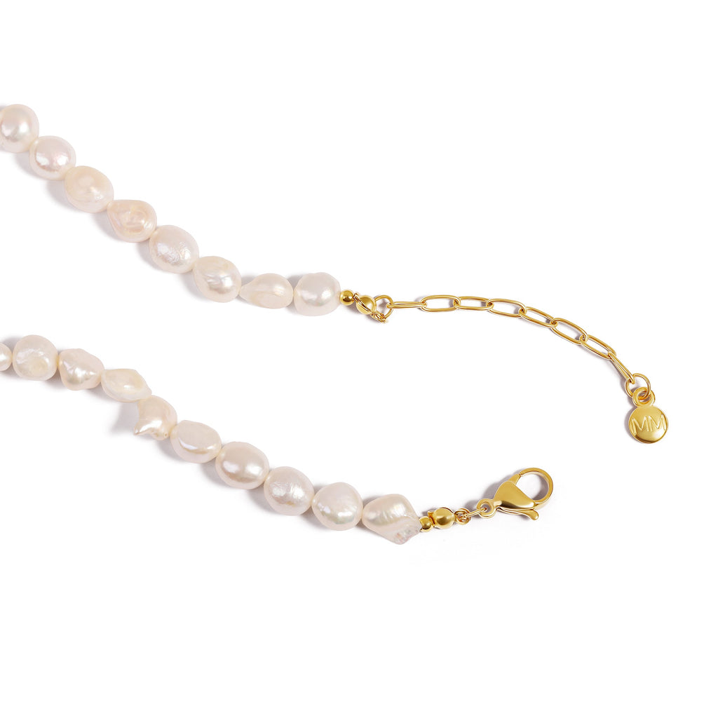 Large Pearl and Shell Necklace