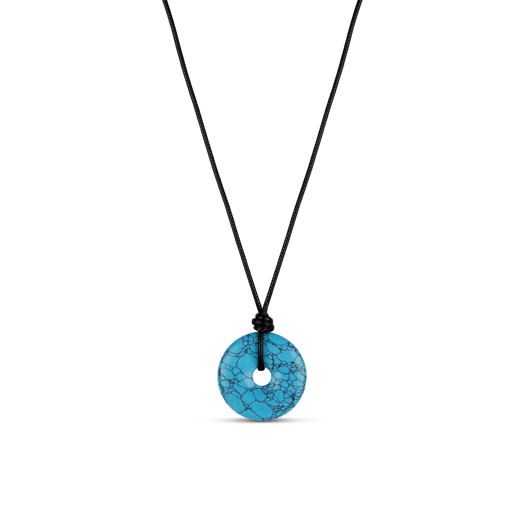 Turquoise Rope Necklace