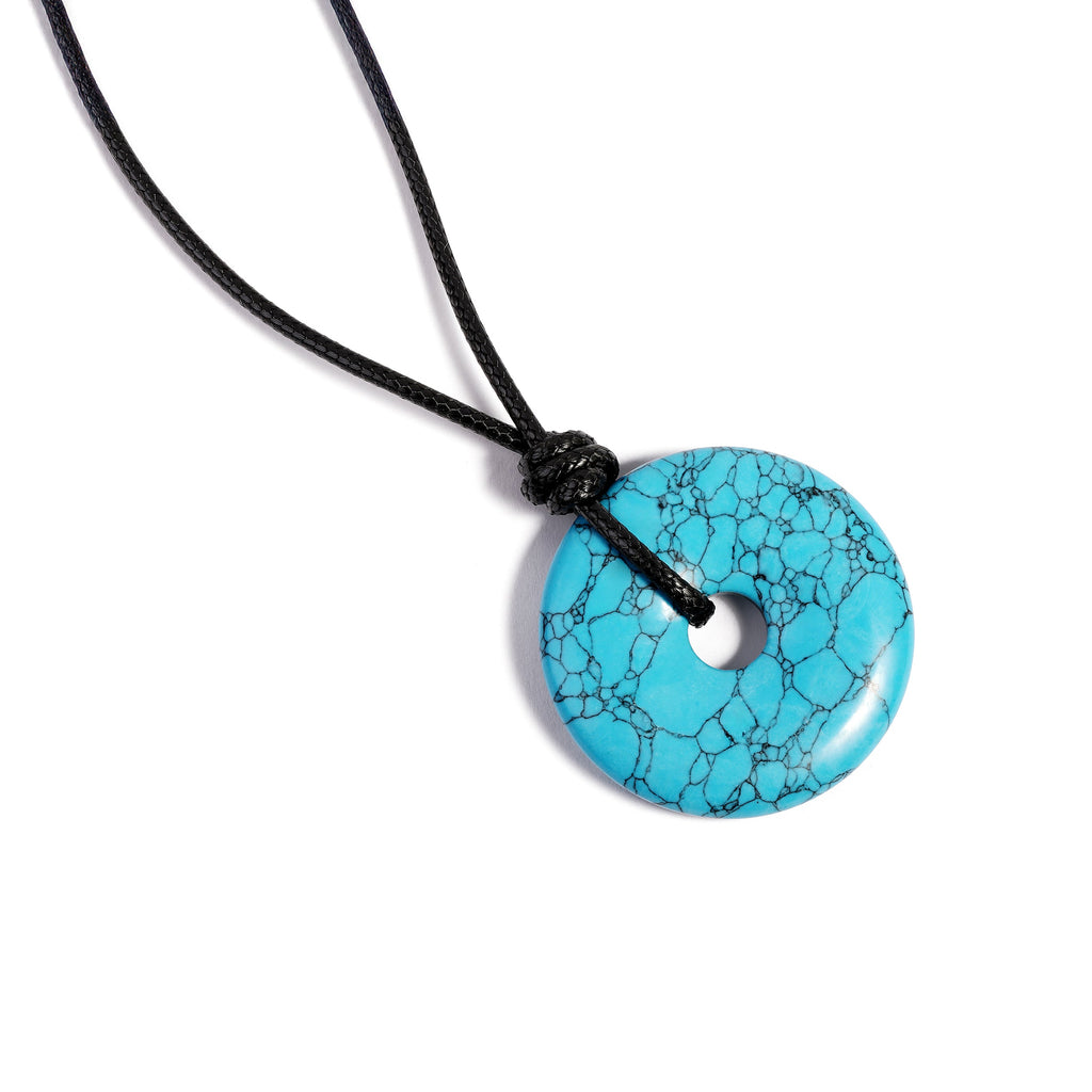 Turquoise Rope Necklace