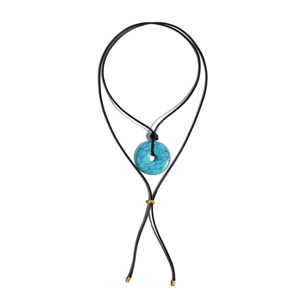 Turquoise Rope Necklace