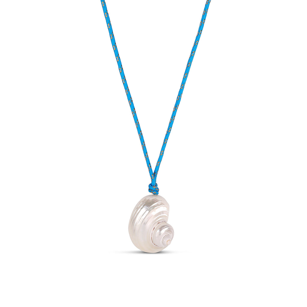 Blue Rope Shell Necklace