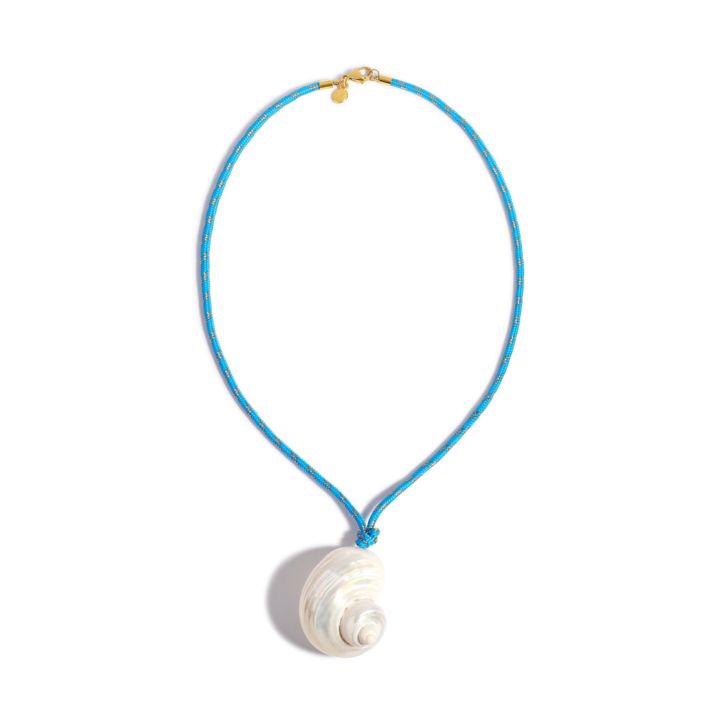 Blue Rope Shell Necklace