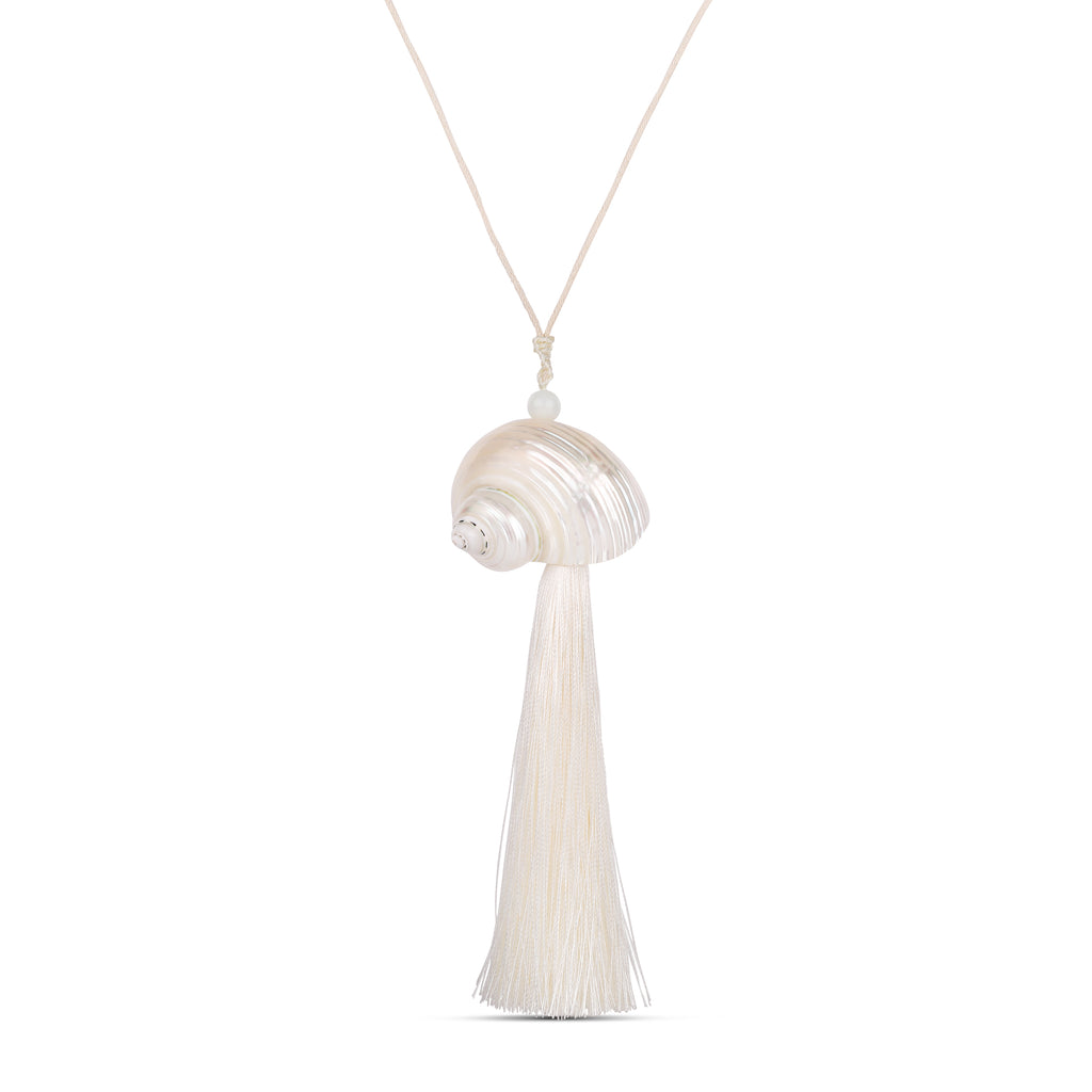 Ivory Tassel Shell Necklace