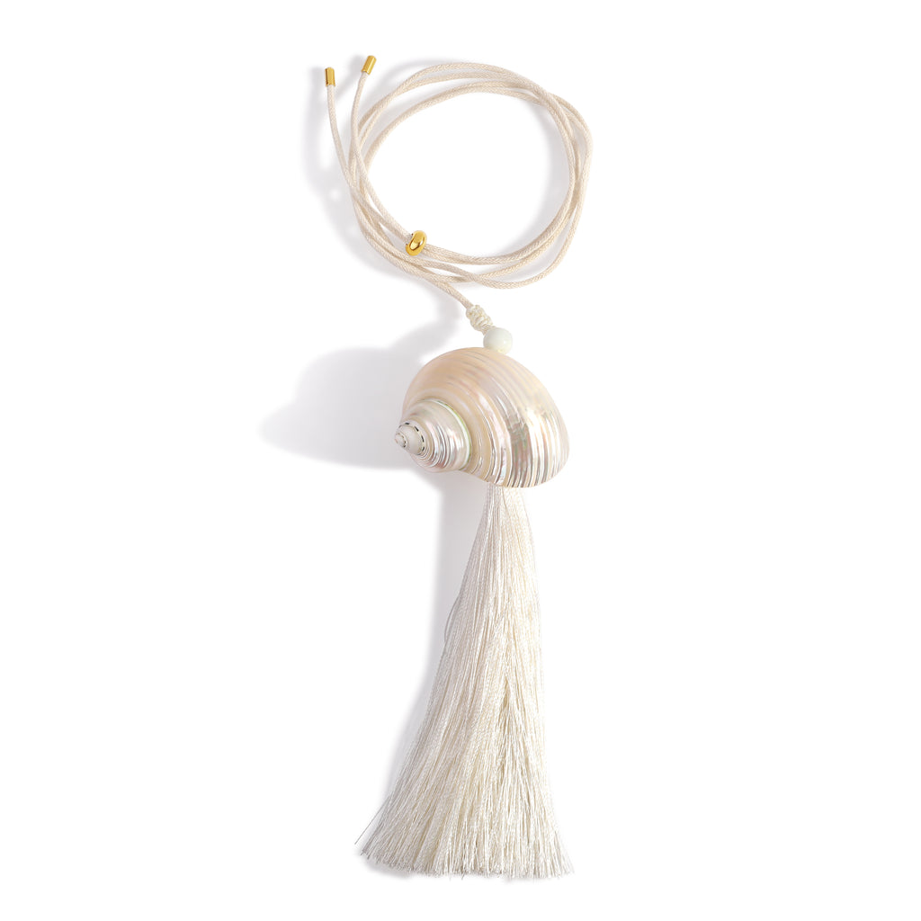 Ivory Tassel Shell Necklace
