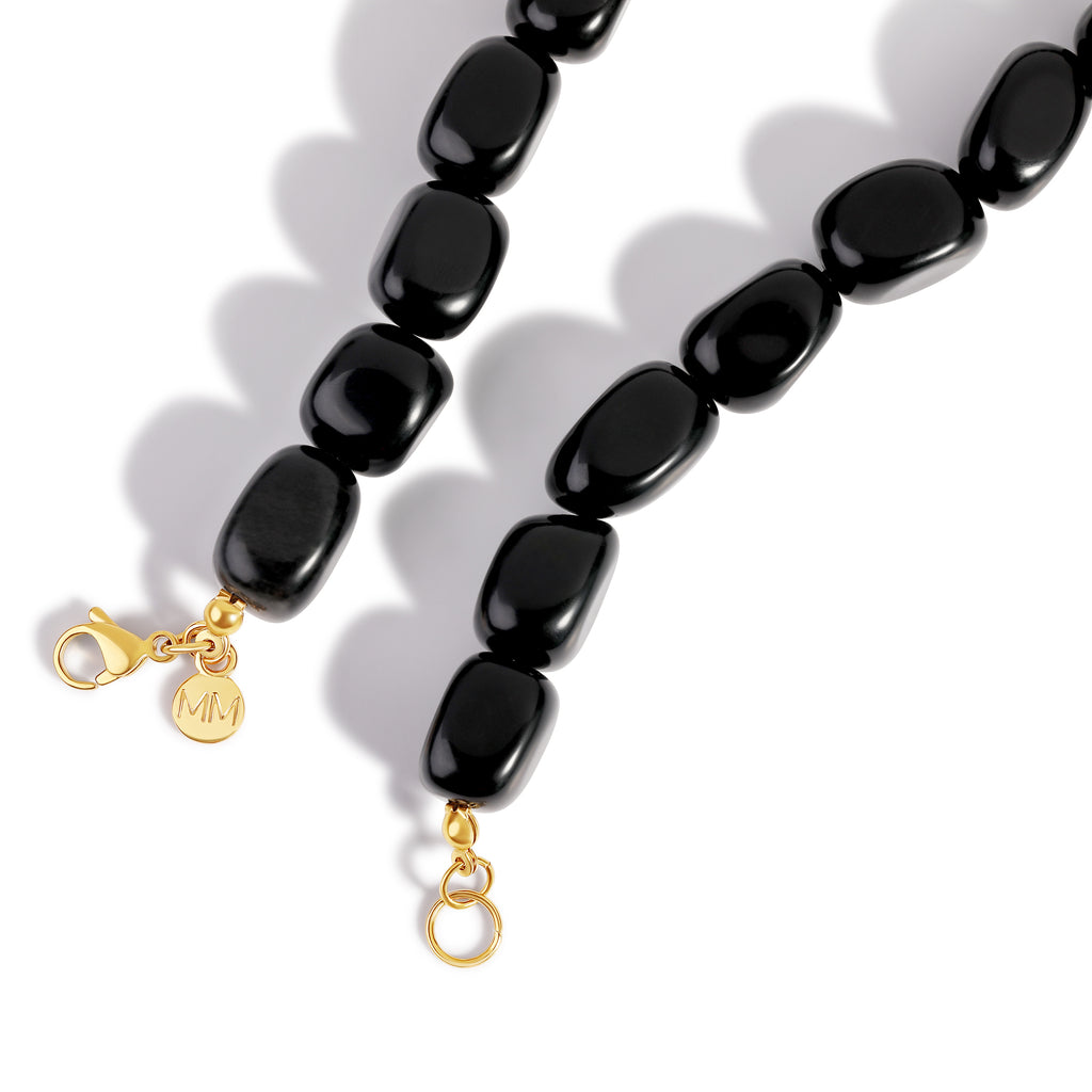 Noir Beaded Necklace