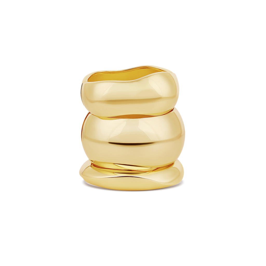 Luna Bangle Set Gold