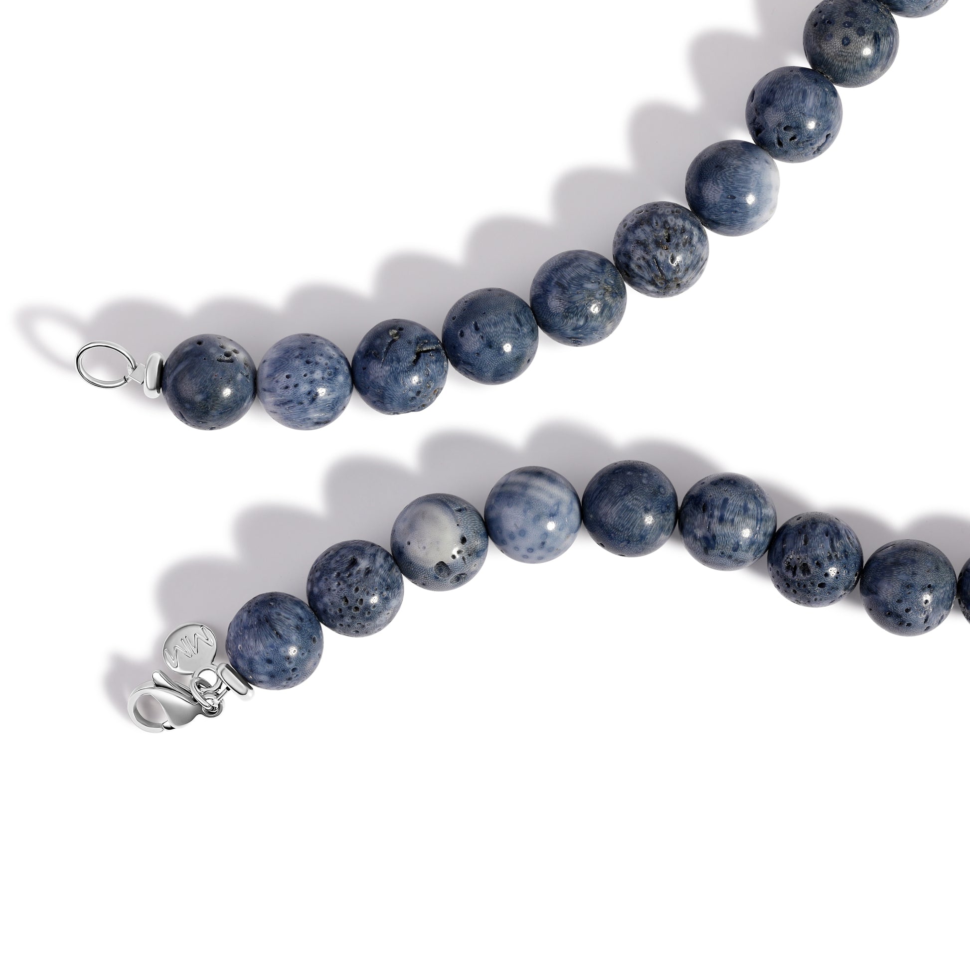 Azure Beaded Shell Necklace