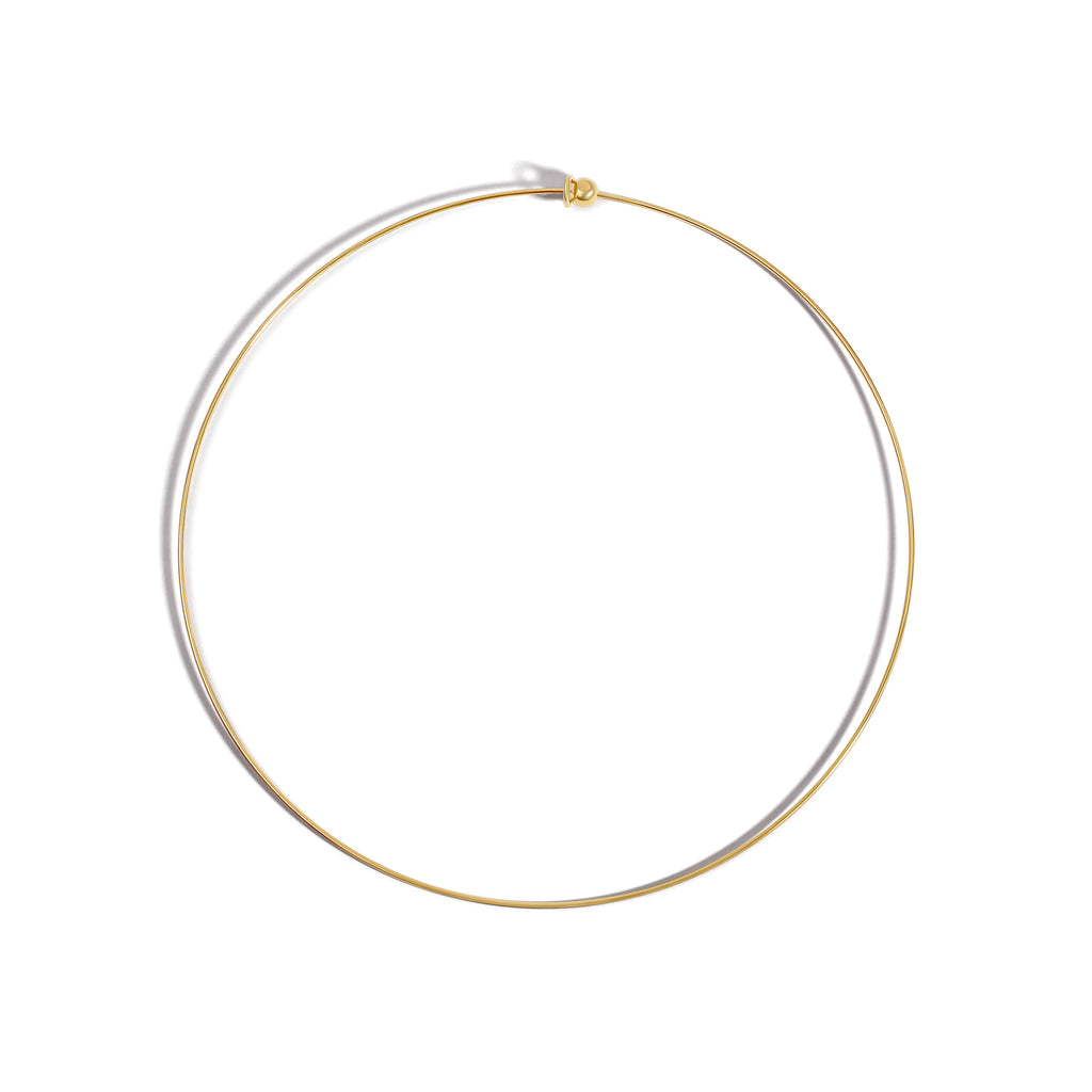 Wire Choker in Gold