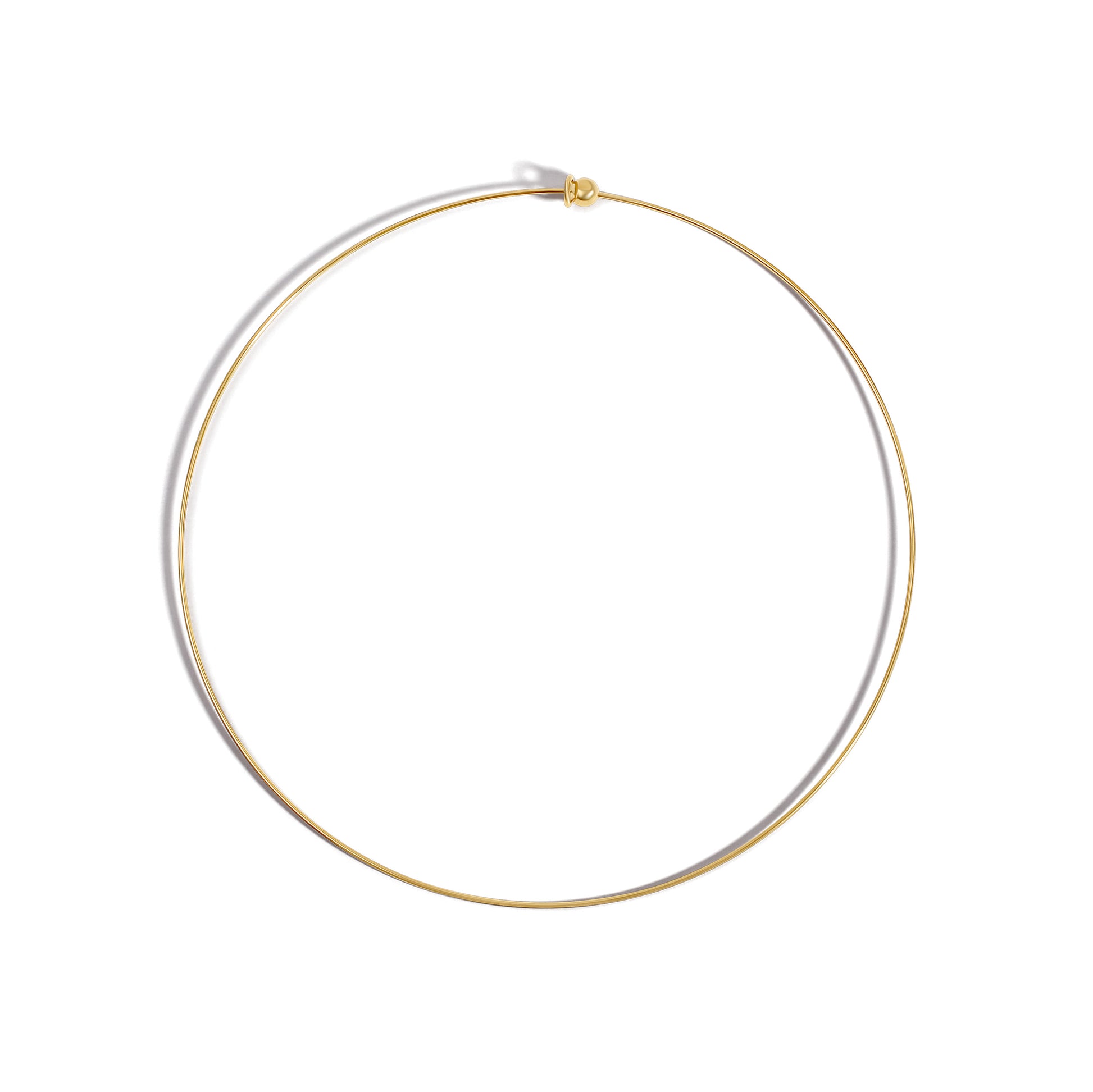 Wire Choker in Gold