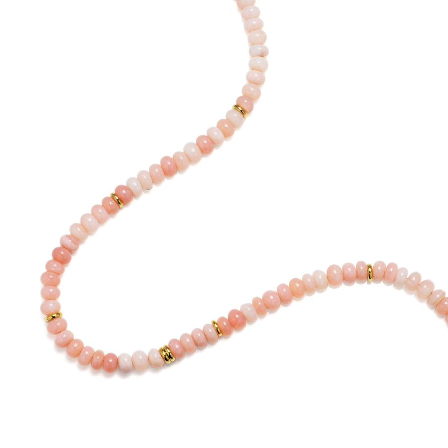 Rose Opal Beaded Necklace