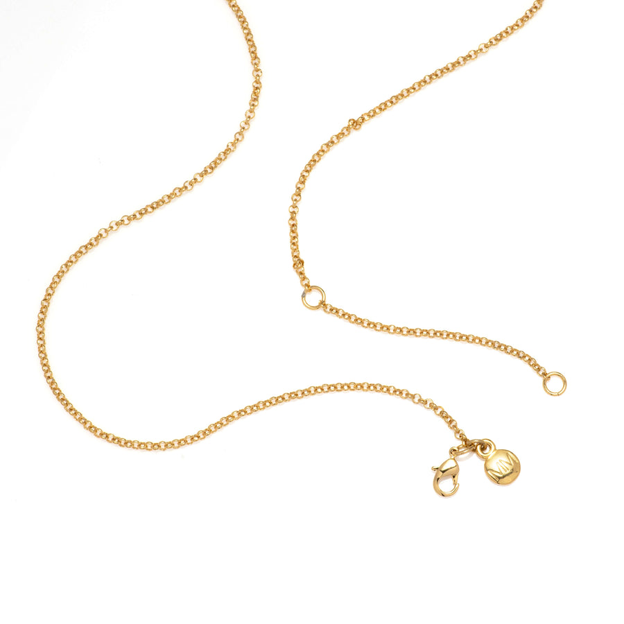 Spiral Pendant Gold Necklace