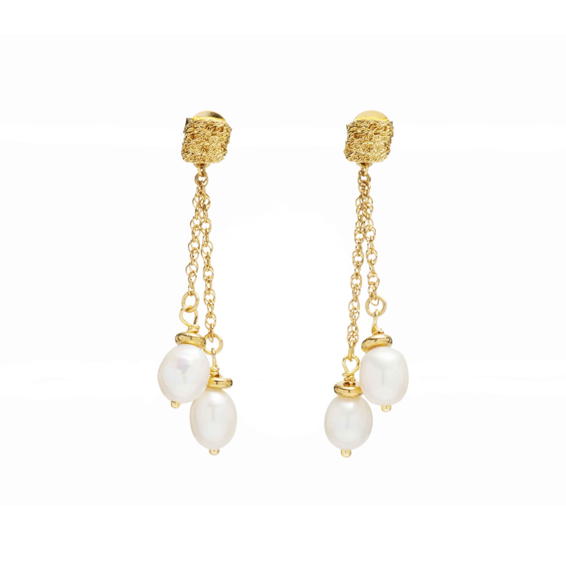 Pearl Knot Earrings