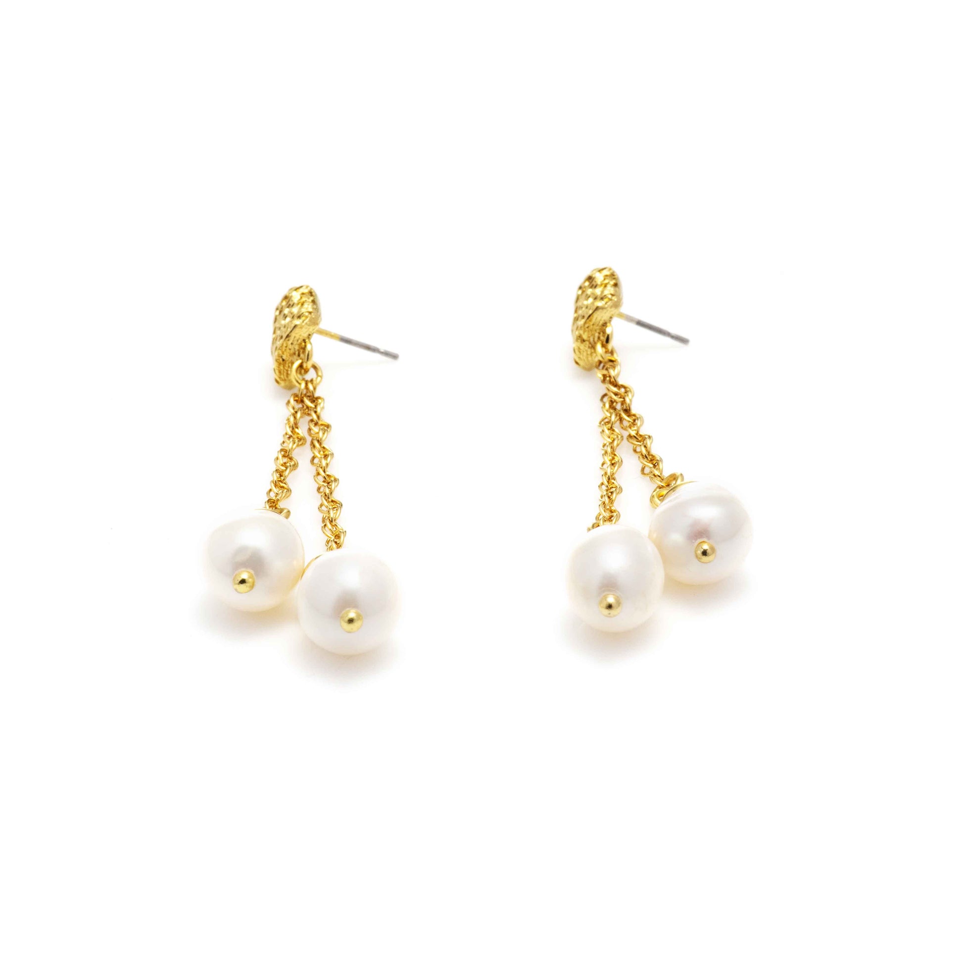 Pearl Knot Earrings