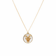 Mother of Pearl Zodiac Pendant Necklace