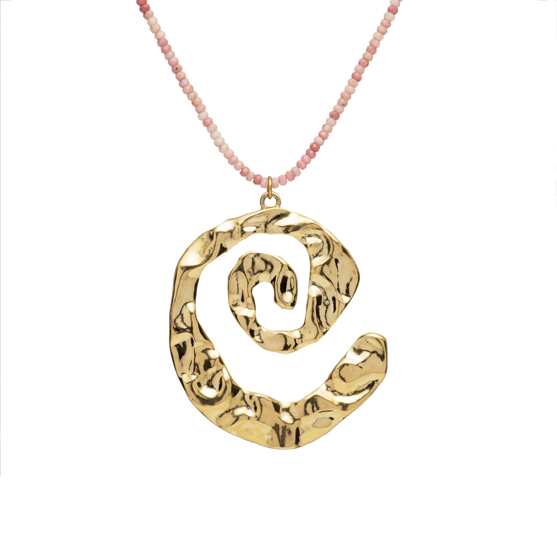 Beaded Swirl Necklace