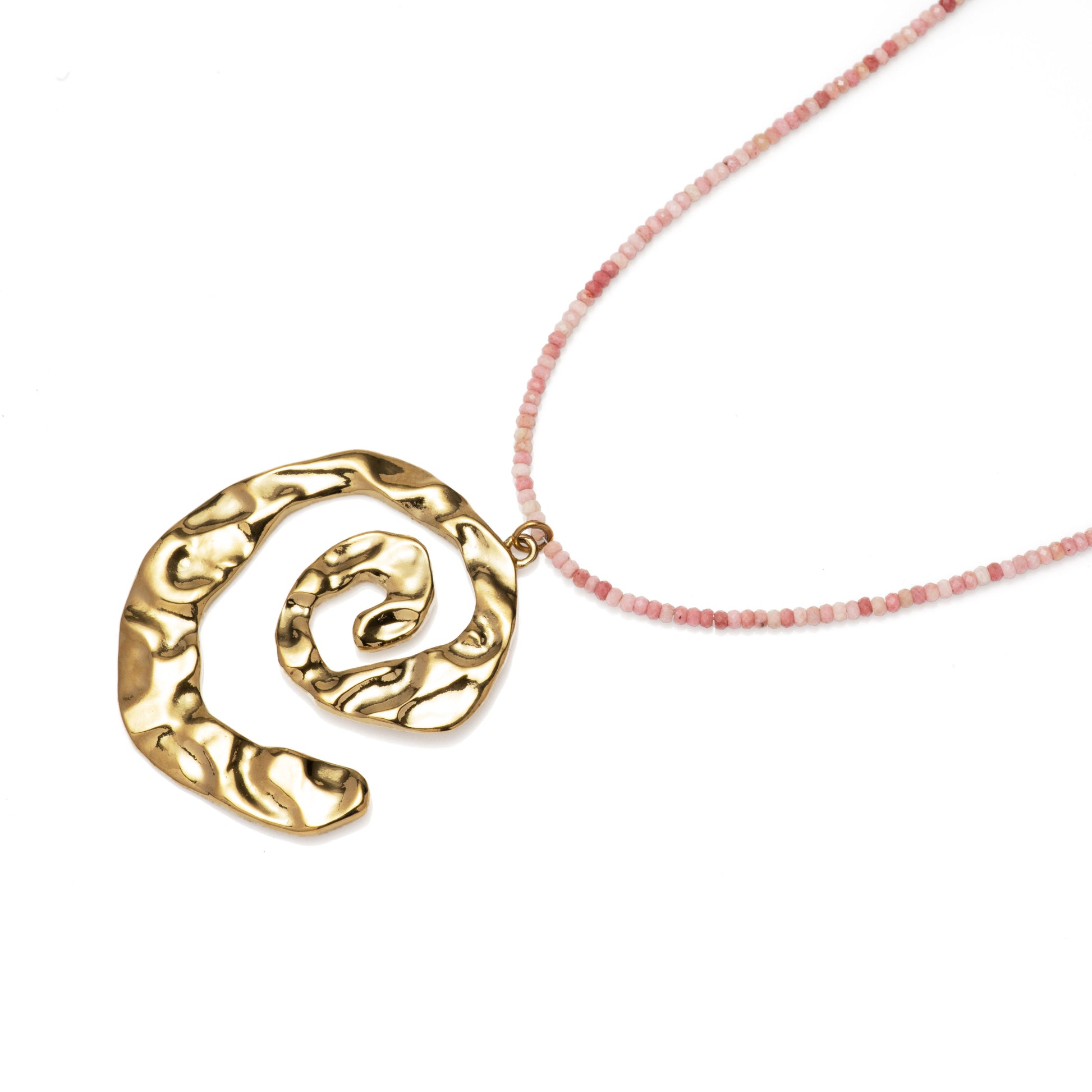 Beaded Swirl Necklace