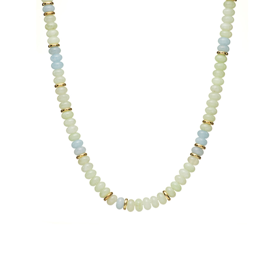 Beaded Stone Stacker Necklace
