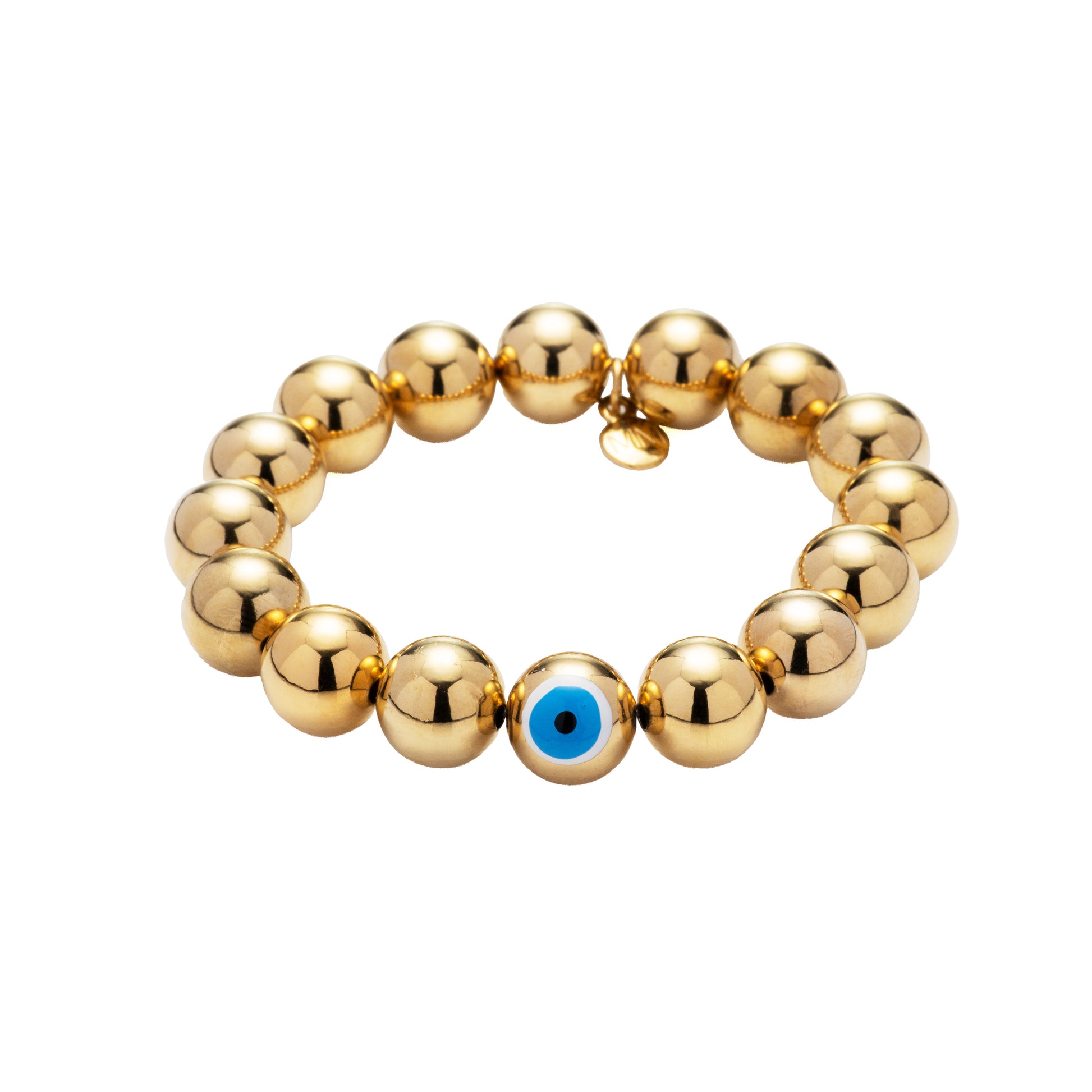 Hand Painted Beaded Stretch Bracelet