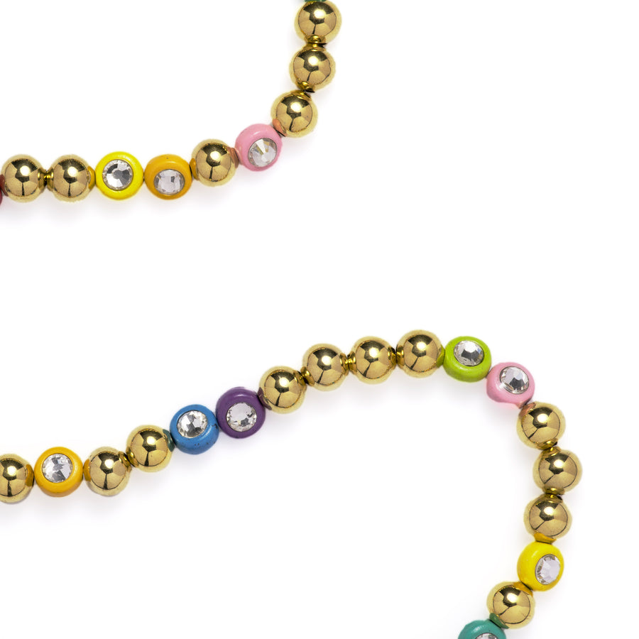 Enamel Beaded Necklace