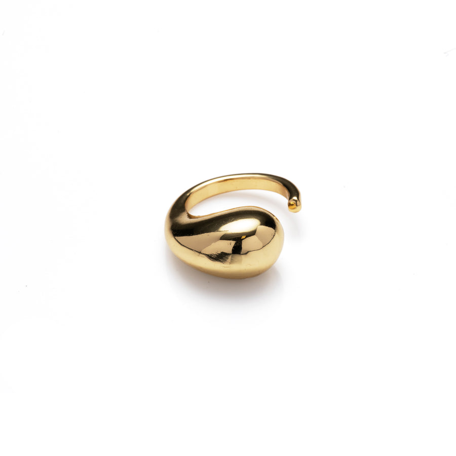 Adjustable Gold Dome Ring