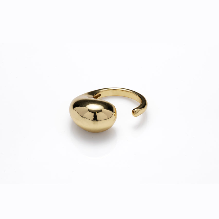 Adjustable Gold Dome Ring