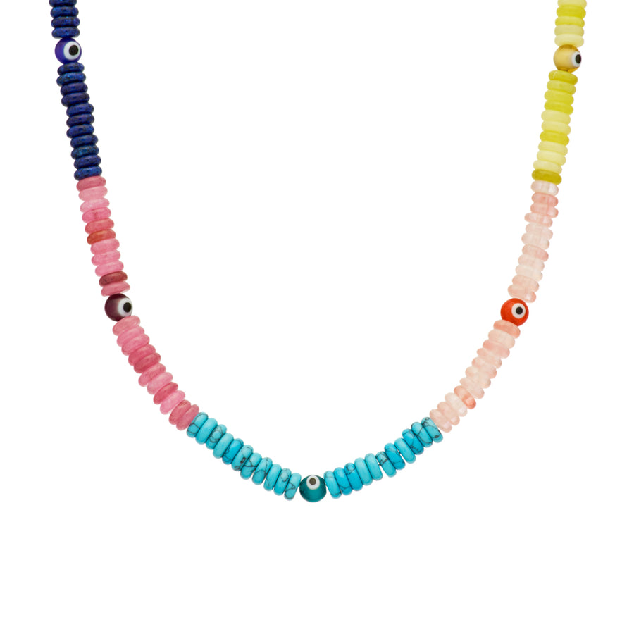 Evil Eye Beaded Necklace