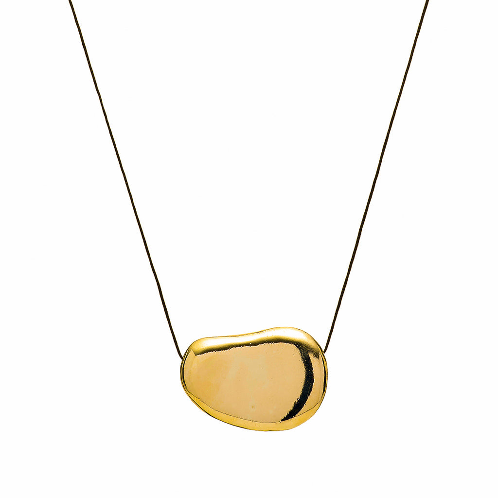 Gold Bean Adjustable Necklace