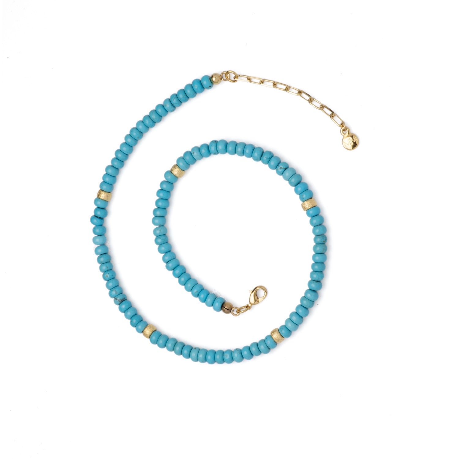 Turquoise Beaded Necklace Mayamar