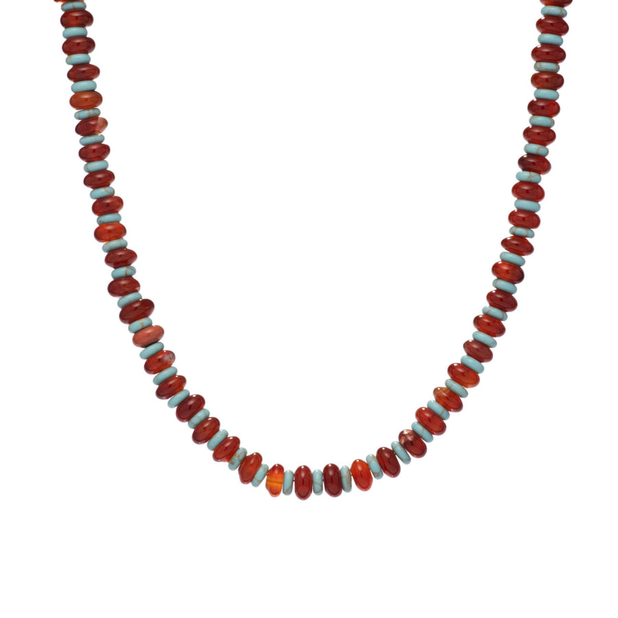 Agate Beaded Stone Necklace