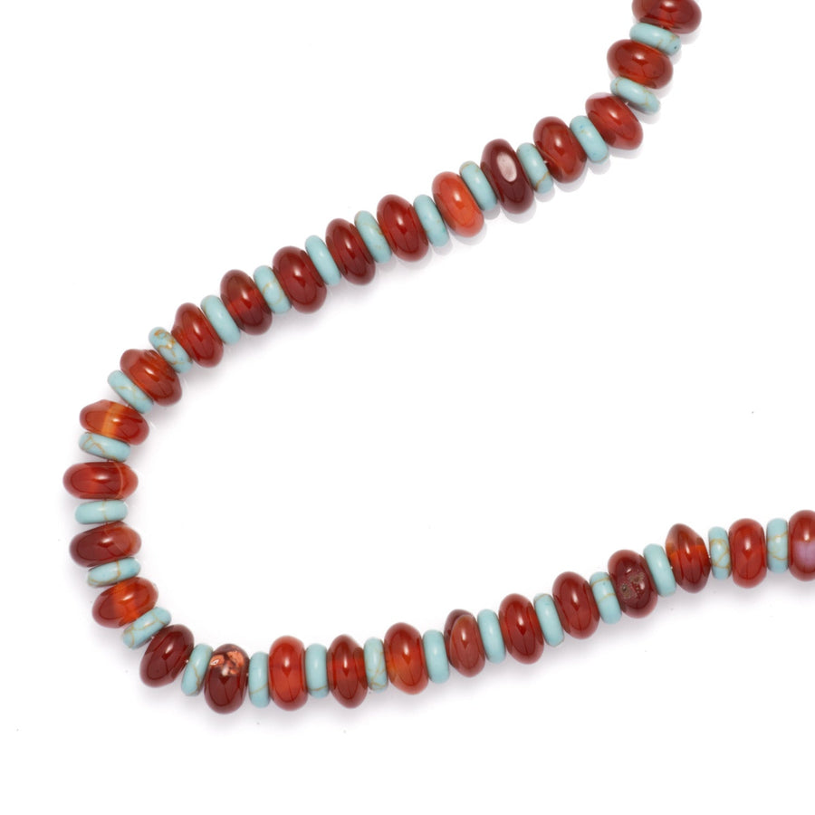 Agate Beaded Stone Necklace