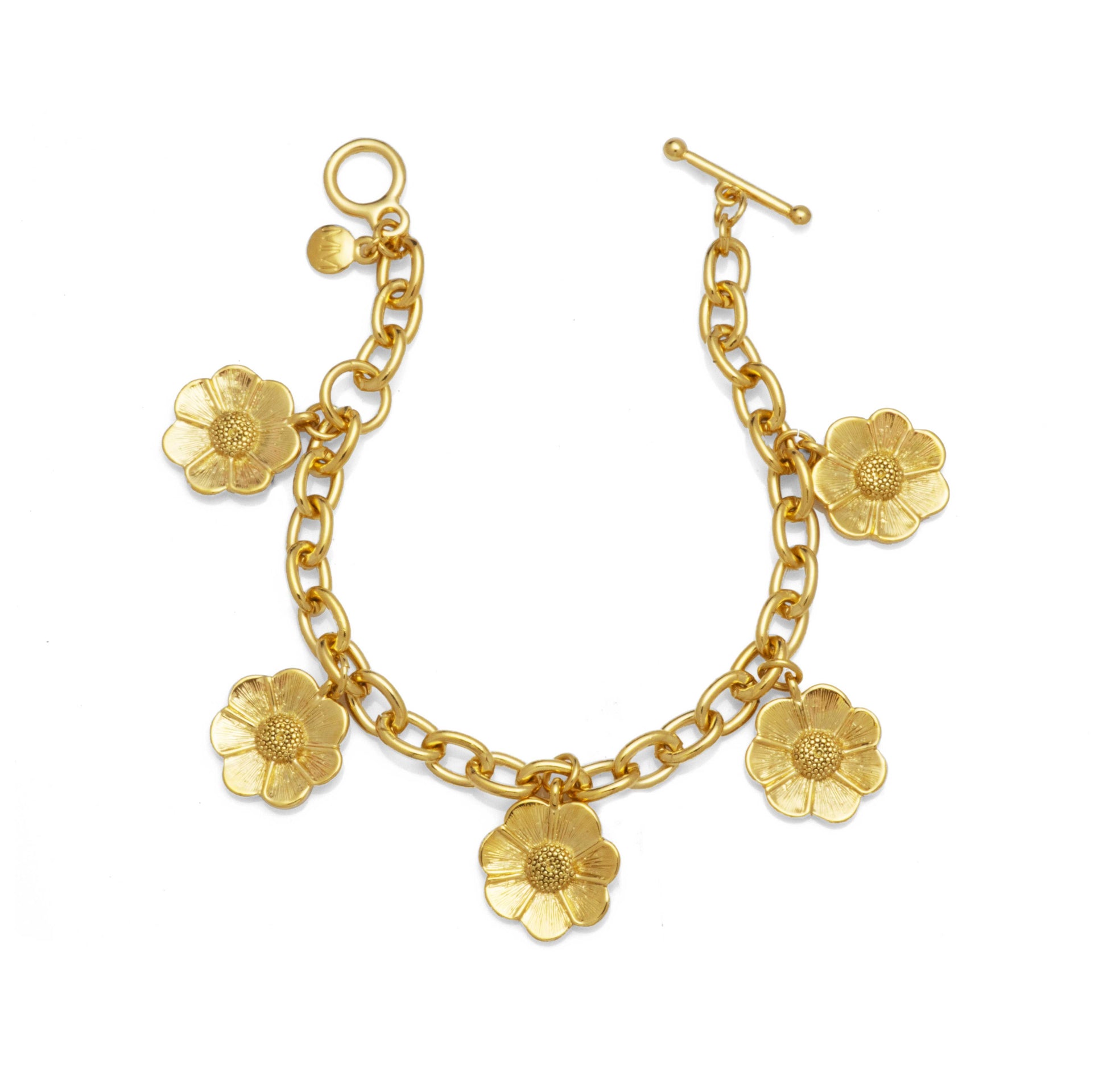 Flower Charm Bracelet